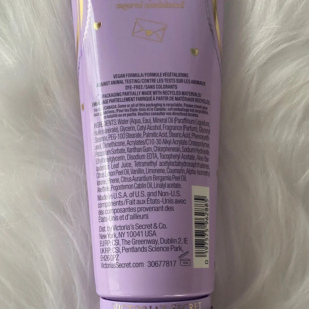 Victoria's Secret Lavender & Gold Sweet Sugared Violet Fragrance Lotion NEW